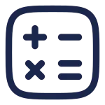 Calculator Minimalistic SVG Icon